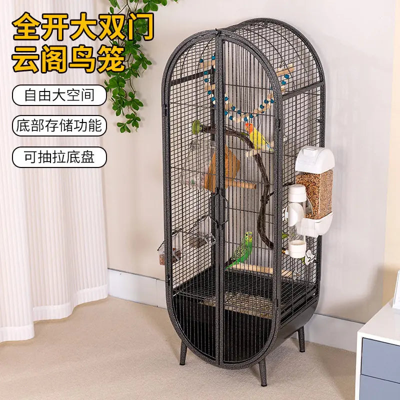 Indoor Parrot/Bird Cage With Large Door.