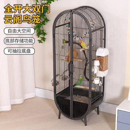 Indoor Parrot/Bird Cage With Large Door.