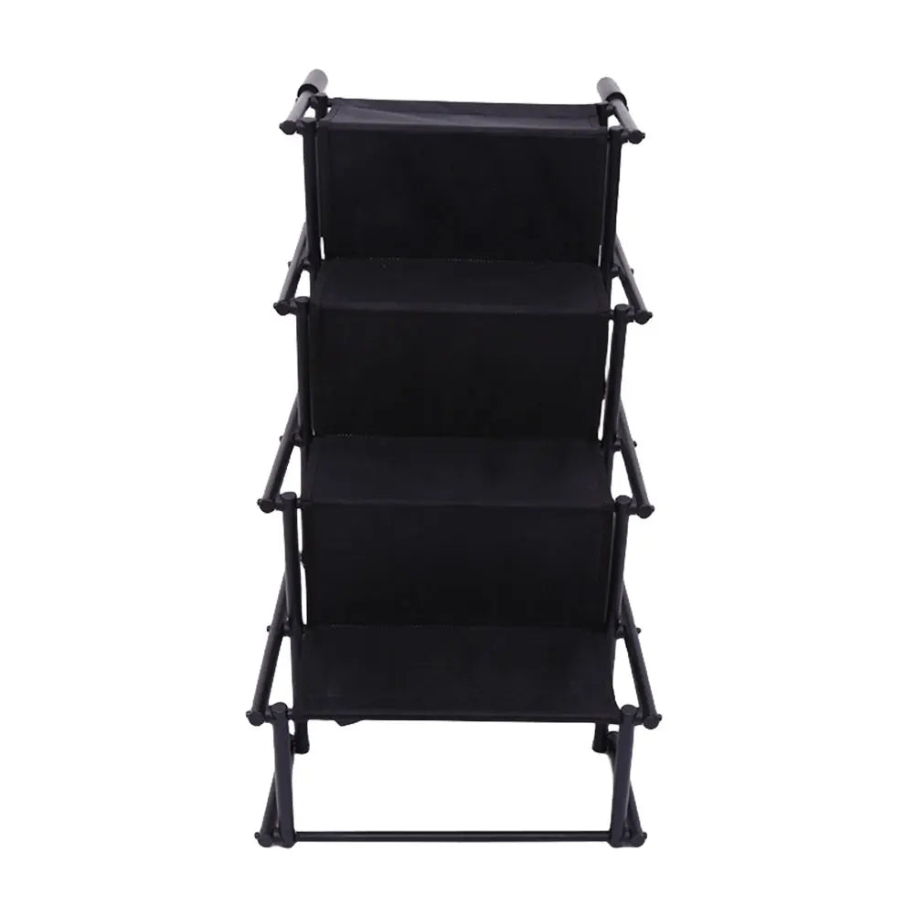 4 Steps Pet Ramp Foldable Dog Pet Ramp Pet Ladder Lightweight Portable Dog Cat Ladder Folding Pet Stairs Ramp for Car