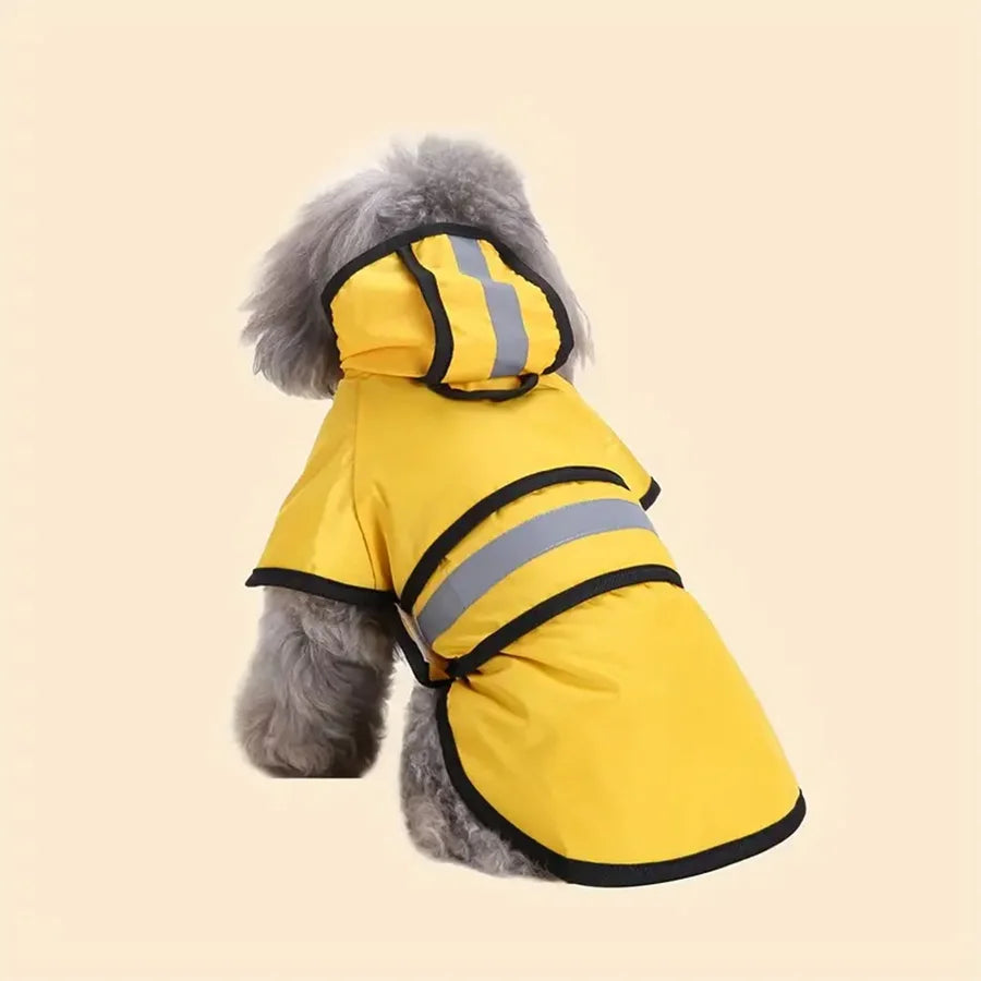 Adjustable Waterproof & Windproof Dog Raincoat. Medium & Large Dogs
