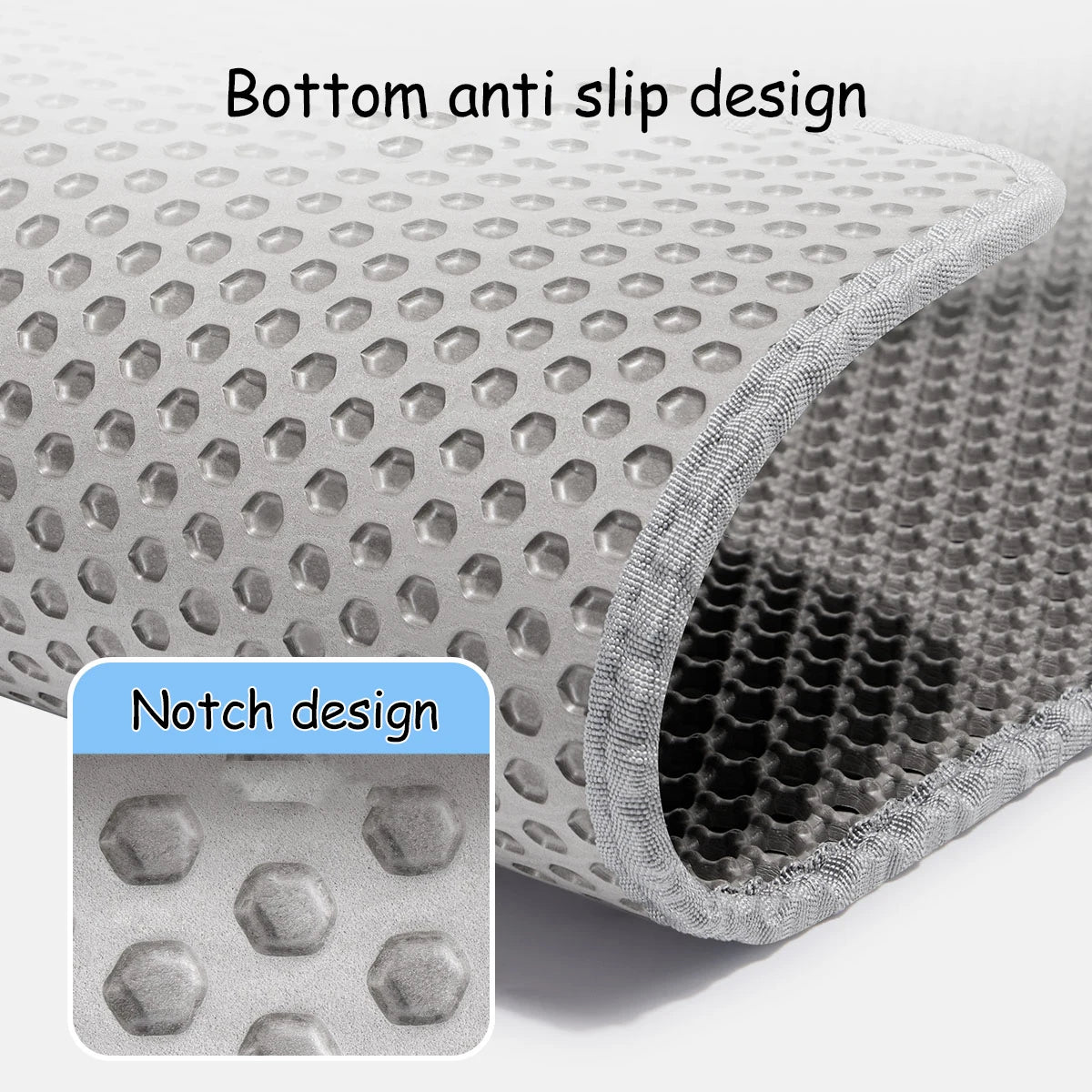 Cat Litter Mat Waterproof Double Layer Washable