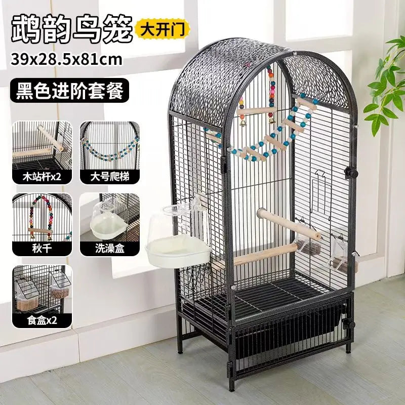 Indoor Parrot/Bird Cage With Large Door.