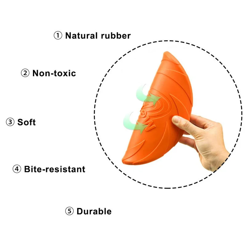 Bite Resistant Flying Disc Toys For Dogs.