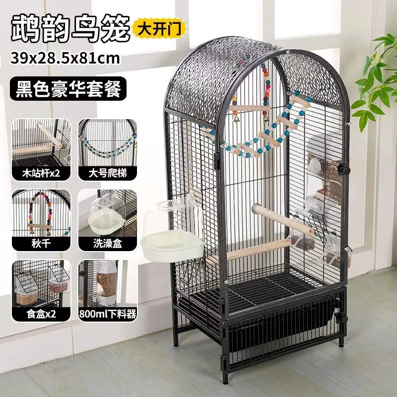 Indoor Parrot/Bird Cage With Large Door.
