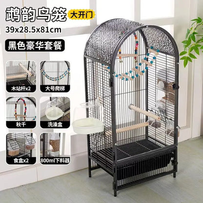 Indoor Parrot/Bird Cage With Large Door.