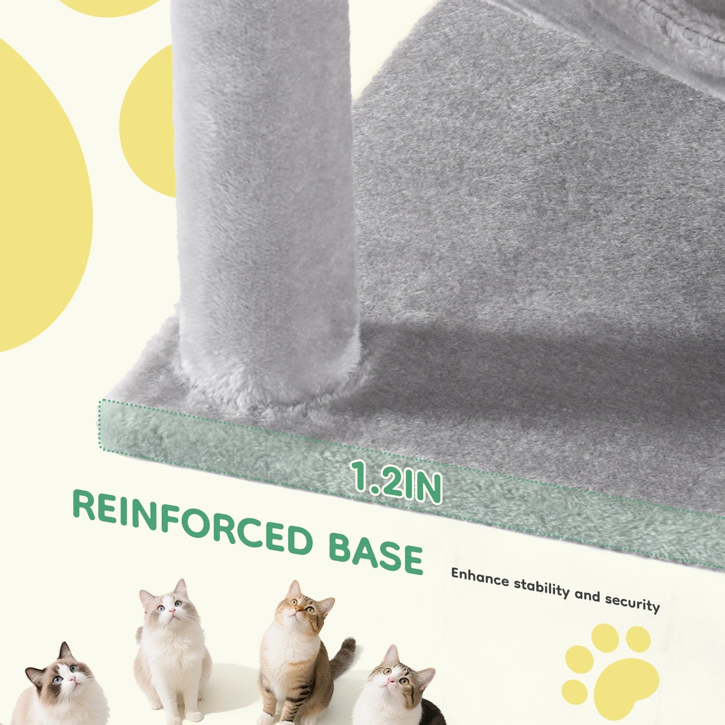 44In Cat Tree, Multi-Level, Cat Climbing Tower.