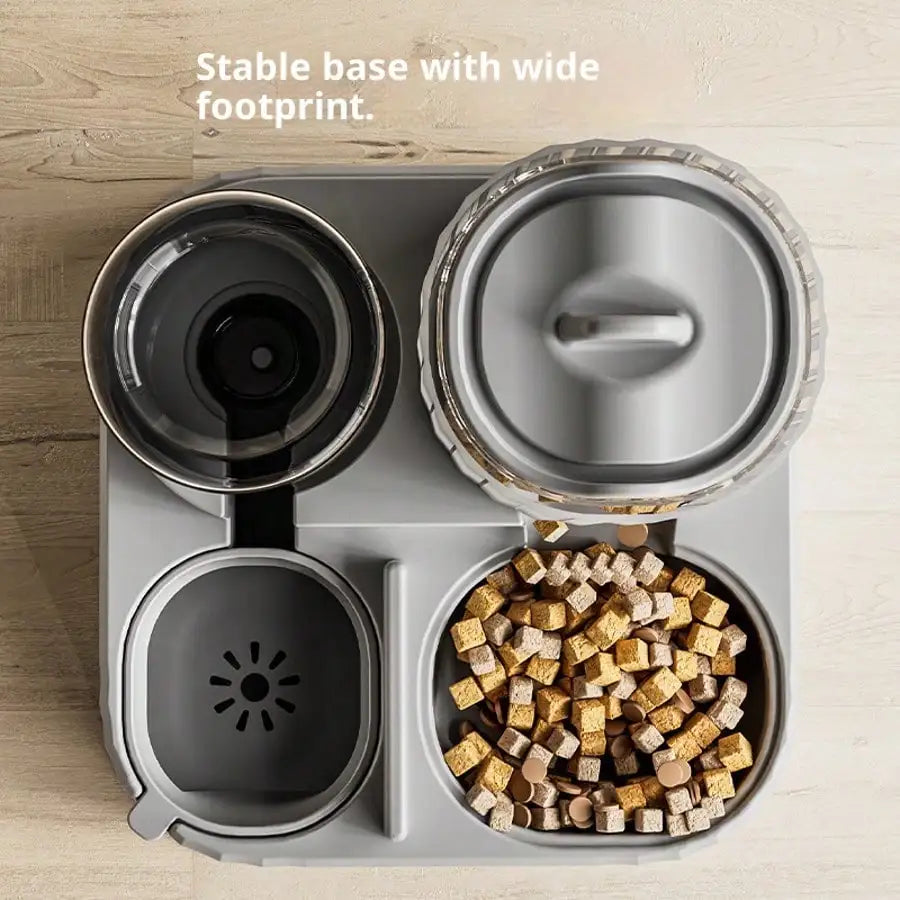 Dog And Cat 2 -in-1 Automatic Feeder And Waterer