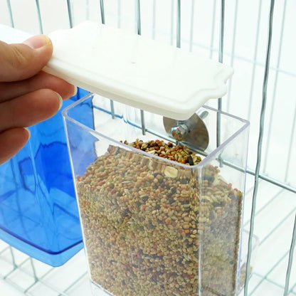 Parakeet, Parrot, And Other Birds Food Dispenser.