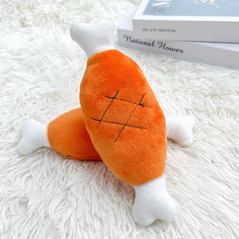 Plush Companion Dog Toys. Bite Resistant.