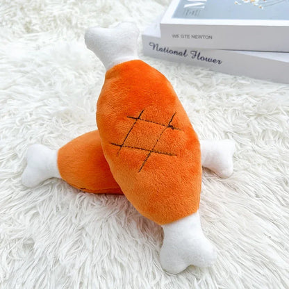 Plush Companion Dog Toys. Bite Resistant.