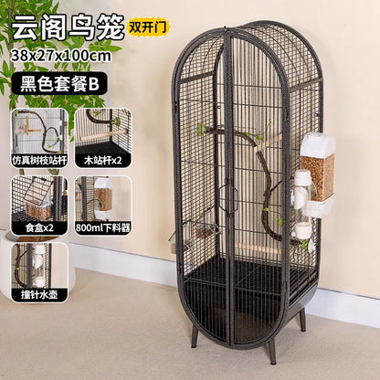 Indoor Parrot/Bird Cage With Large Door.