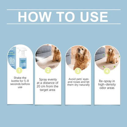 Long Lasting Pet Odor Eliminator Spray