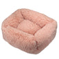 Luxury Dog Bed,  Square, Plush & Calming