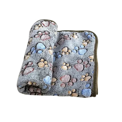 Soft, Fluffy, High-Quality Pet Blanket Cozy Cartoon Pattern Mat Warm Comfortable Blanket for Cats Dogs