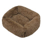 Luxury Dog Bed,  Square, Plush & Calming