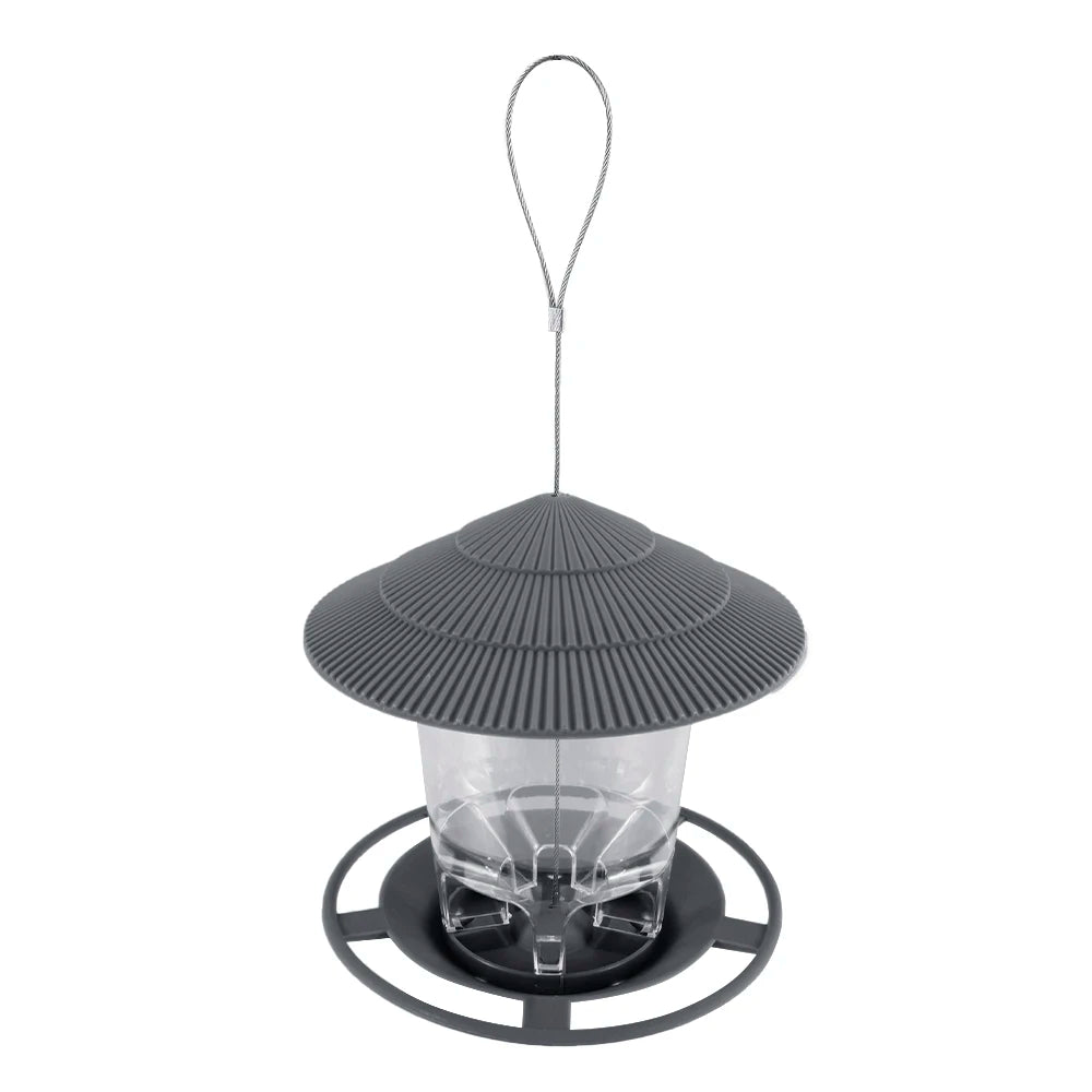 Outdoor, Bird Feeder holds over 2.5 pounds of seeds.