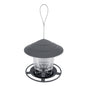 Outdoor, Bird Feeder holds over 2.5 pounds of seeds.