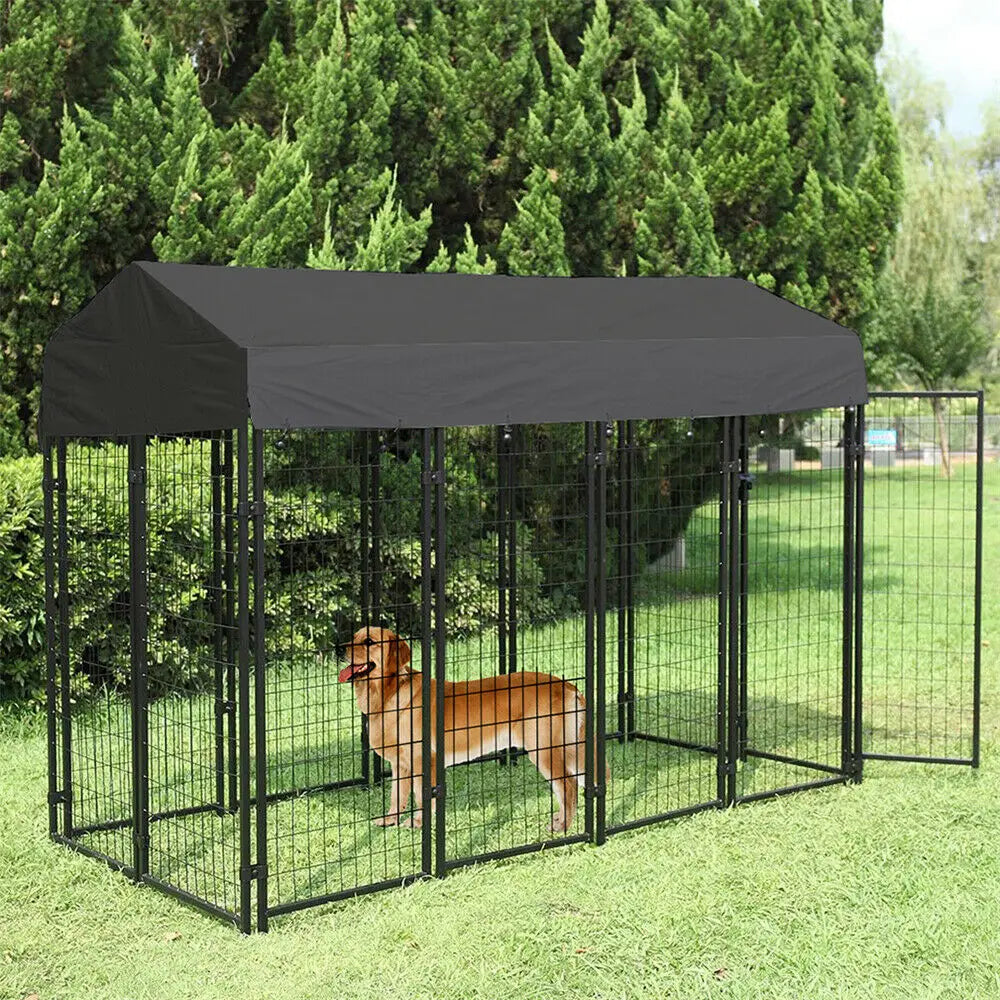 Large, Small & Extra Small Outdoor, Welded Wire Pet Playpen with UV Protection 