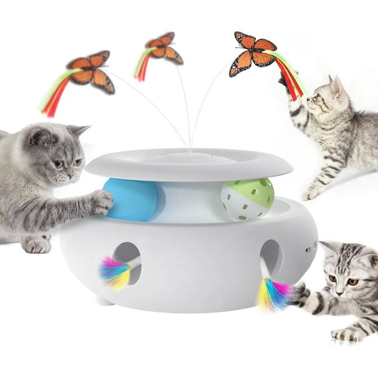 3-in-1 Interactive Cat Toys For Indoor Cats,