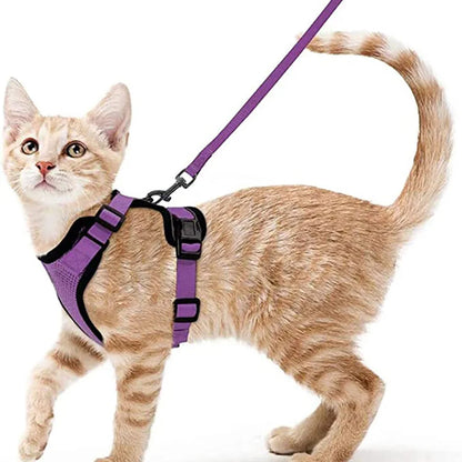 Cat Harness and Leash for Walking and Easy Control