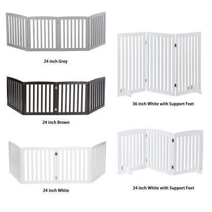 Dog Gate Safety Barrier Folding Pet Fence