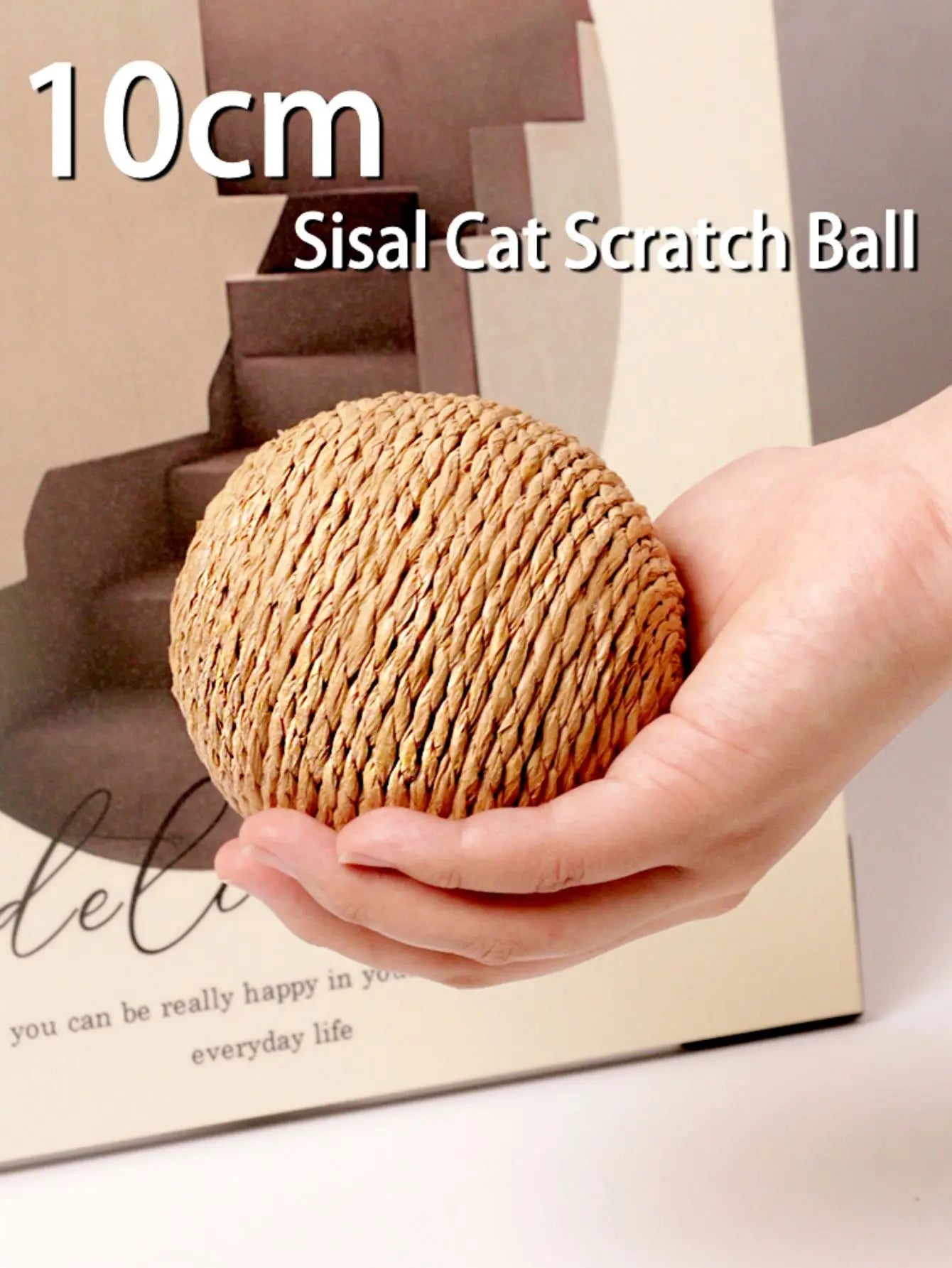 Sisal Cat Scratching Ball Toy