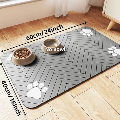 Absorbent, Waterproof Pet Feeding Mat