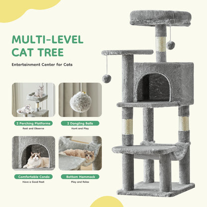 44In Cat Tree, Multi-Level, Cat Climbing Tower.