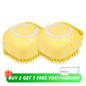 Pet Bath-Brush Silicone Shampoo Scrubber