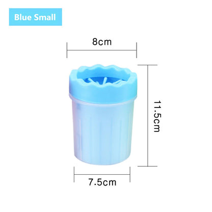 Paw & Foot Washing Cup With Silicone Brush