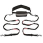 75Inch, Hands Free, Reflective Dog Leash With Waist Pack.