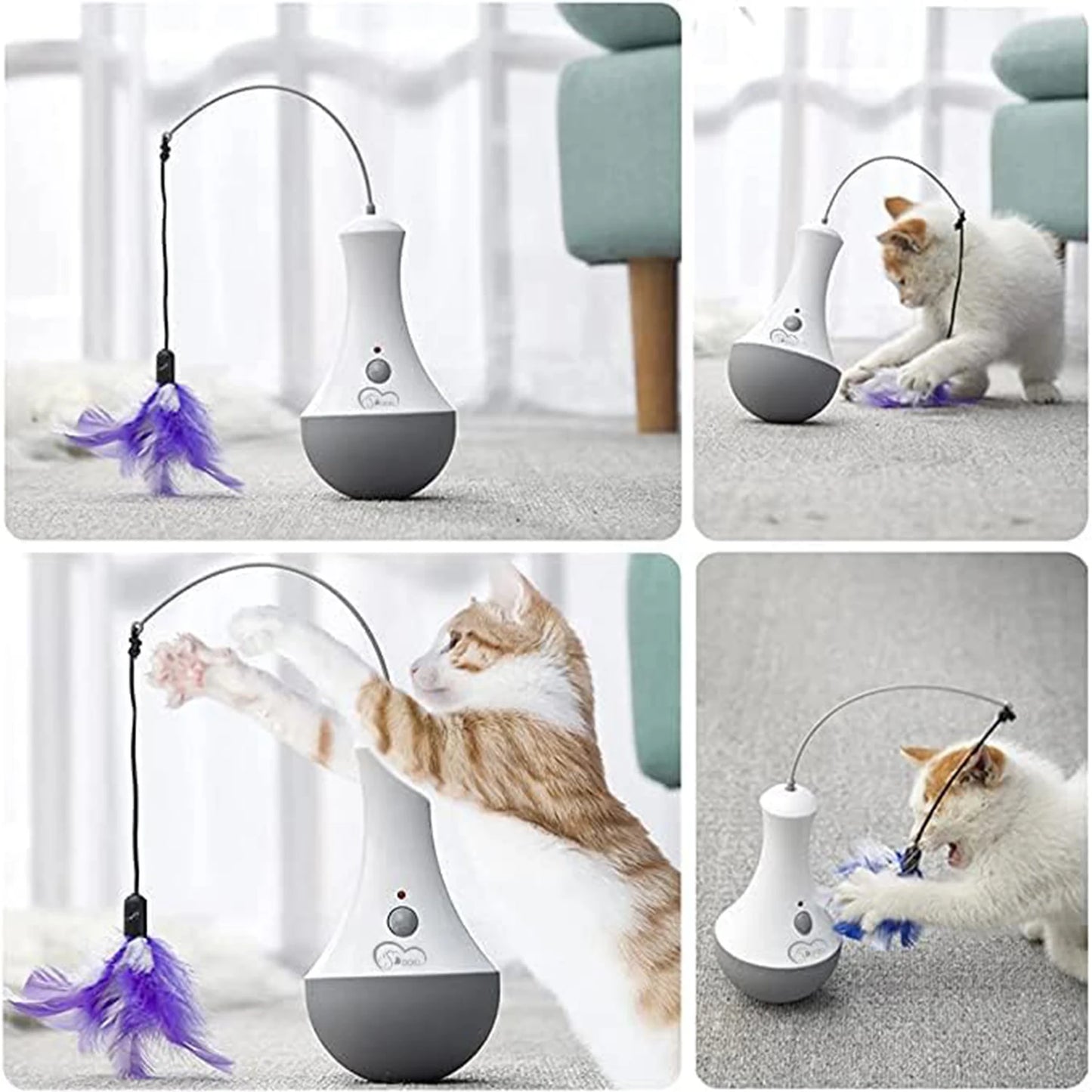 Cat Interactive Funny-Feather, Automatic Teaser Toy