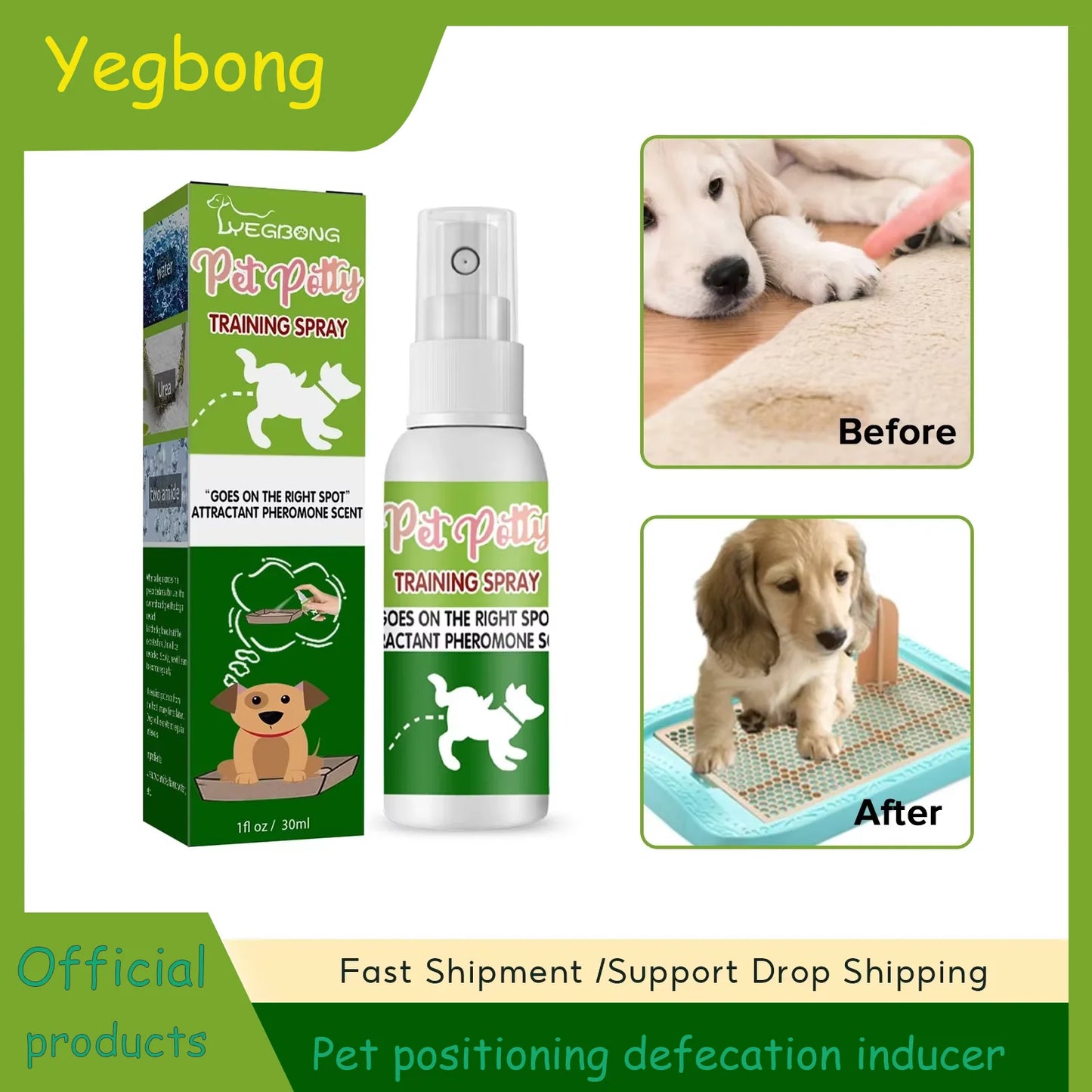 Pet Toilet Training Spray - Potty Inducing-Positioning