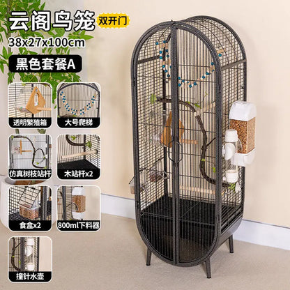 Indoor Parrot/Bird Cage With Large Door.