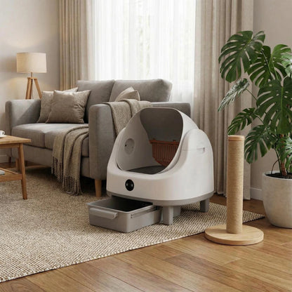 Self-Cleaning Litter Box With Odor Locking System
