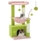 4-in-1 Cat Tree with Large Cat Condo.