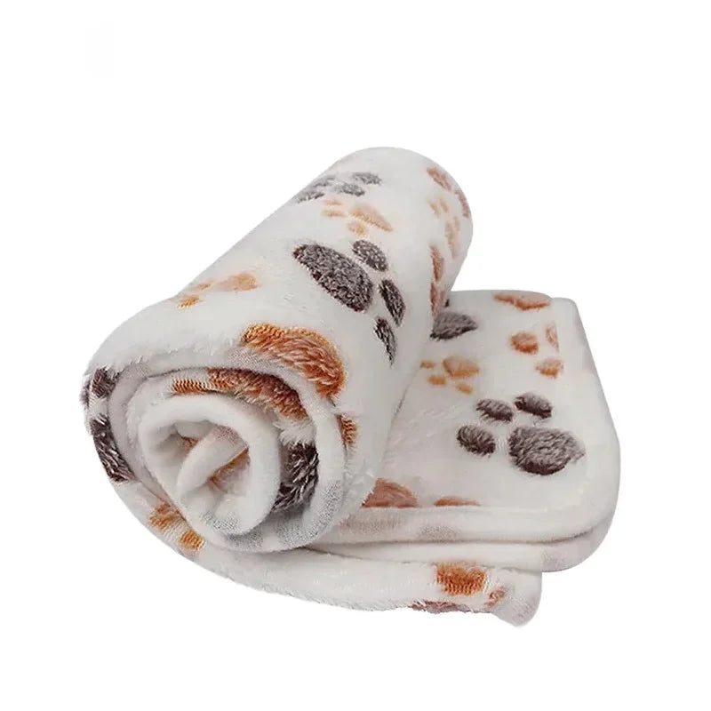 Soft, Fluffy, High-Quality Pet Blanket Cozy Cartoon Pattern Mat Warm Comfortable Blanket for Cats Dogs