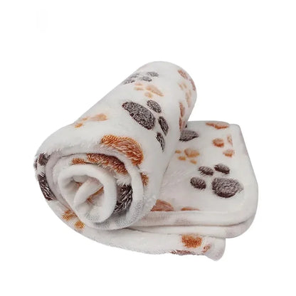 Soft, Fluffy, High-Quality Pet Blanket Cozy Cartoon Pattern Mat Warm Comfortable Blanket for Cats Dogs