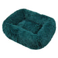 Luxury Dog Bed,  Square, Plush & Calming