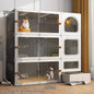 Luxury Indoor Cat Cage Household with Litter Box.
