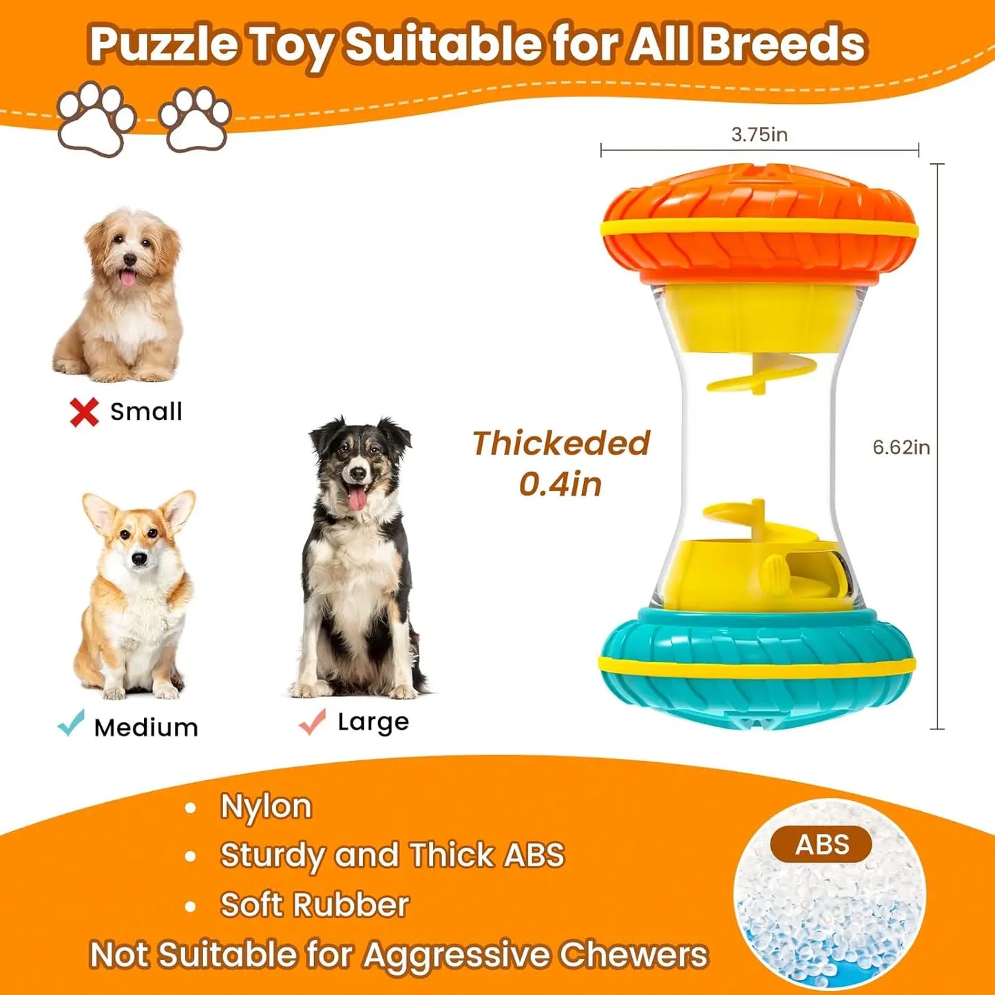 Interactive Dog Puzzle Toys for Boredom,& Enrichment
