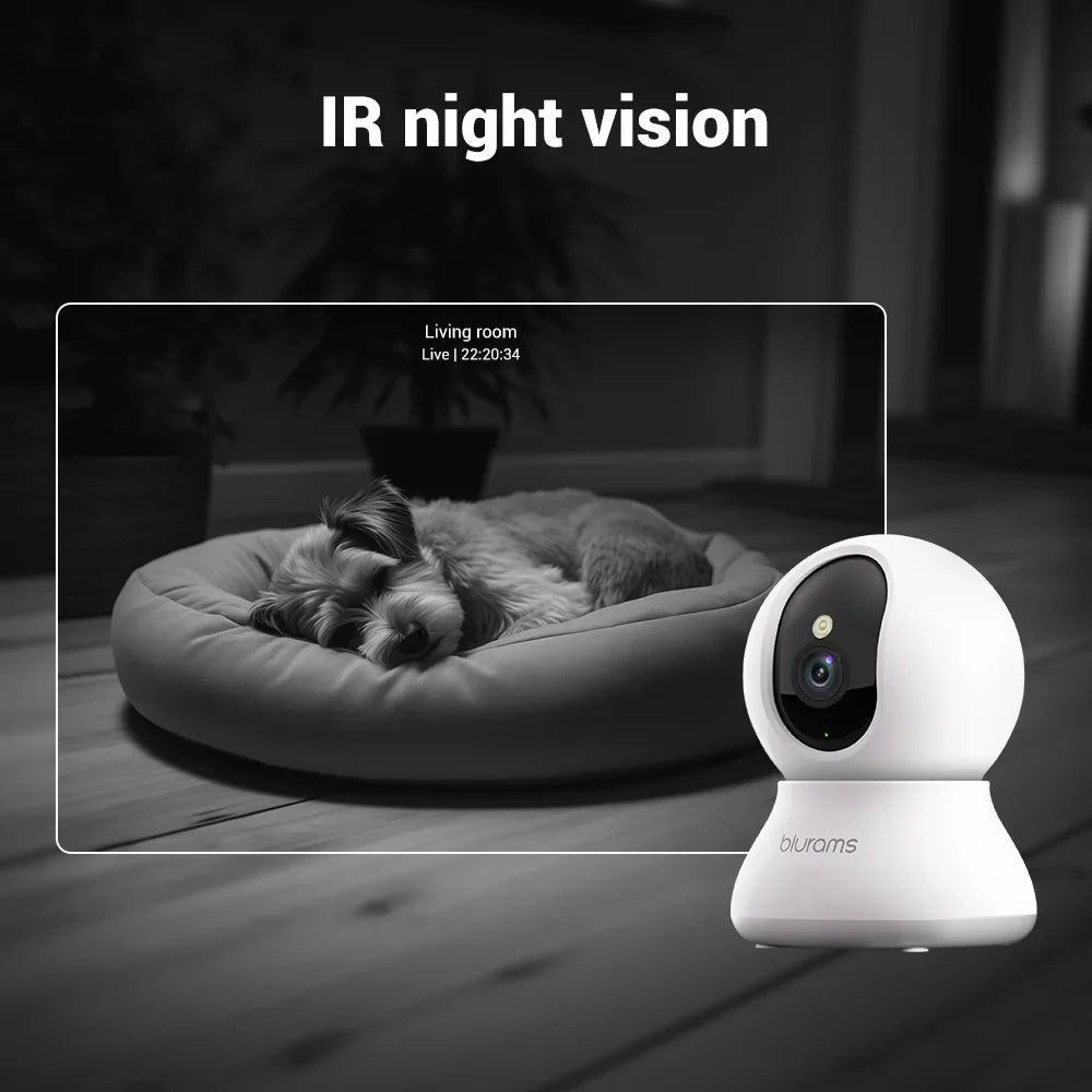 Indoor Home Monitoring-Security Camera 2K, Home Security Camera for Dog/Elder, Security Camera with One-Touch Call Update A31S-2pc