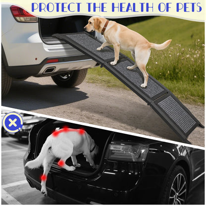 Folding, Portable, Dog-Ramp for SUV, Car, Or Truck.