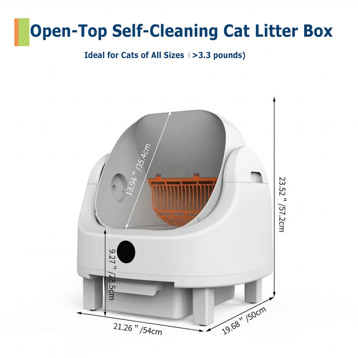 Self-Cleaning Litter Box With Odor Locking System