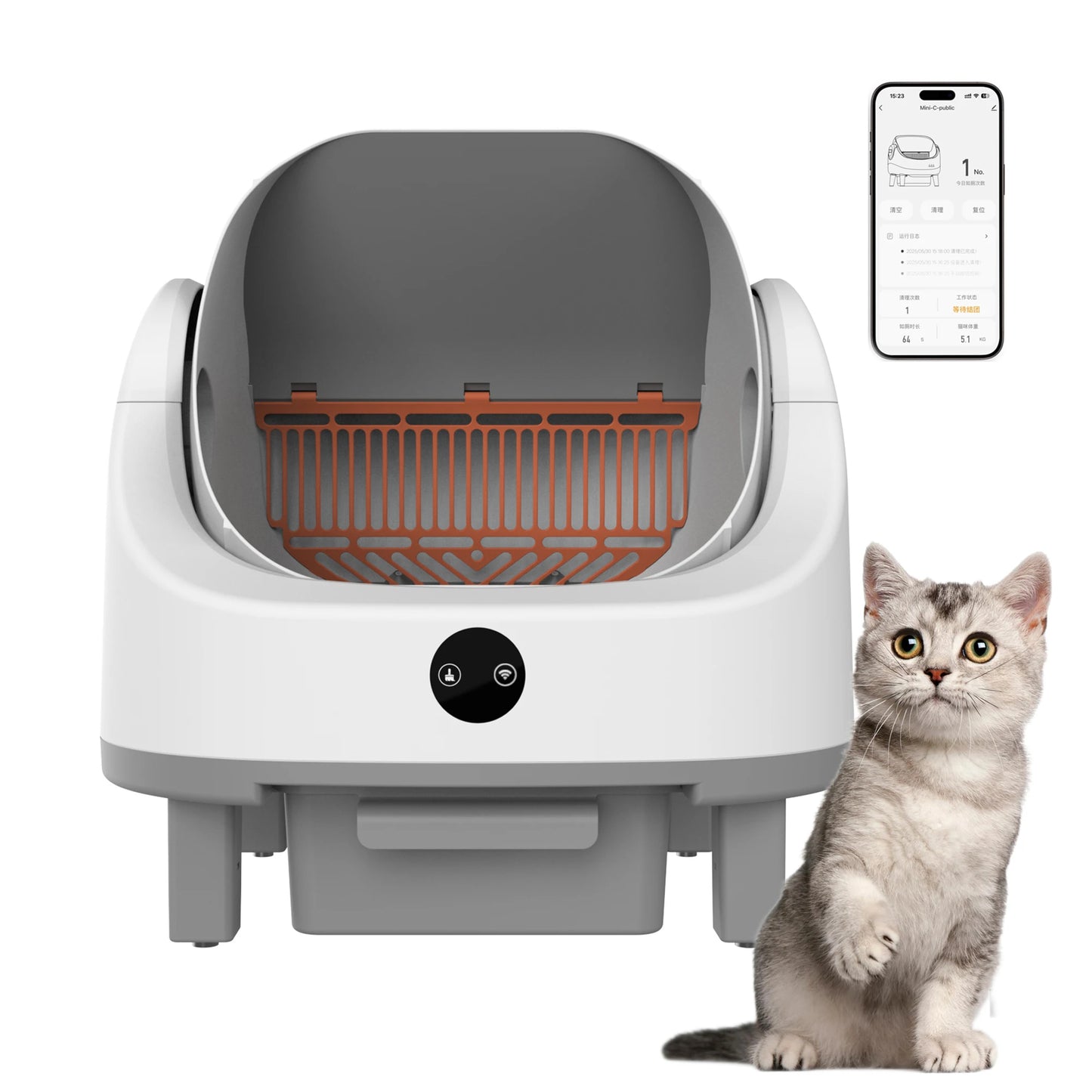 Self-Cleaning Litter Box With Odor Locking System