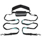 75Inch, Hands Free, Reflective Dog Leash With Waist Pack.