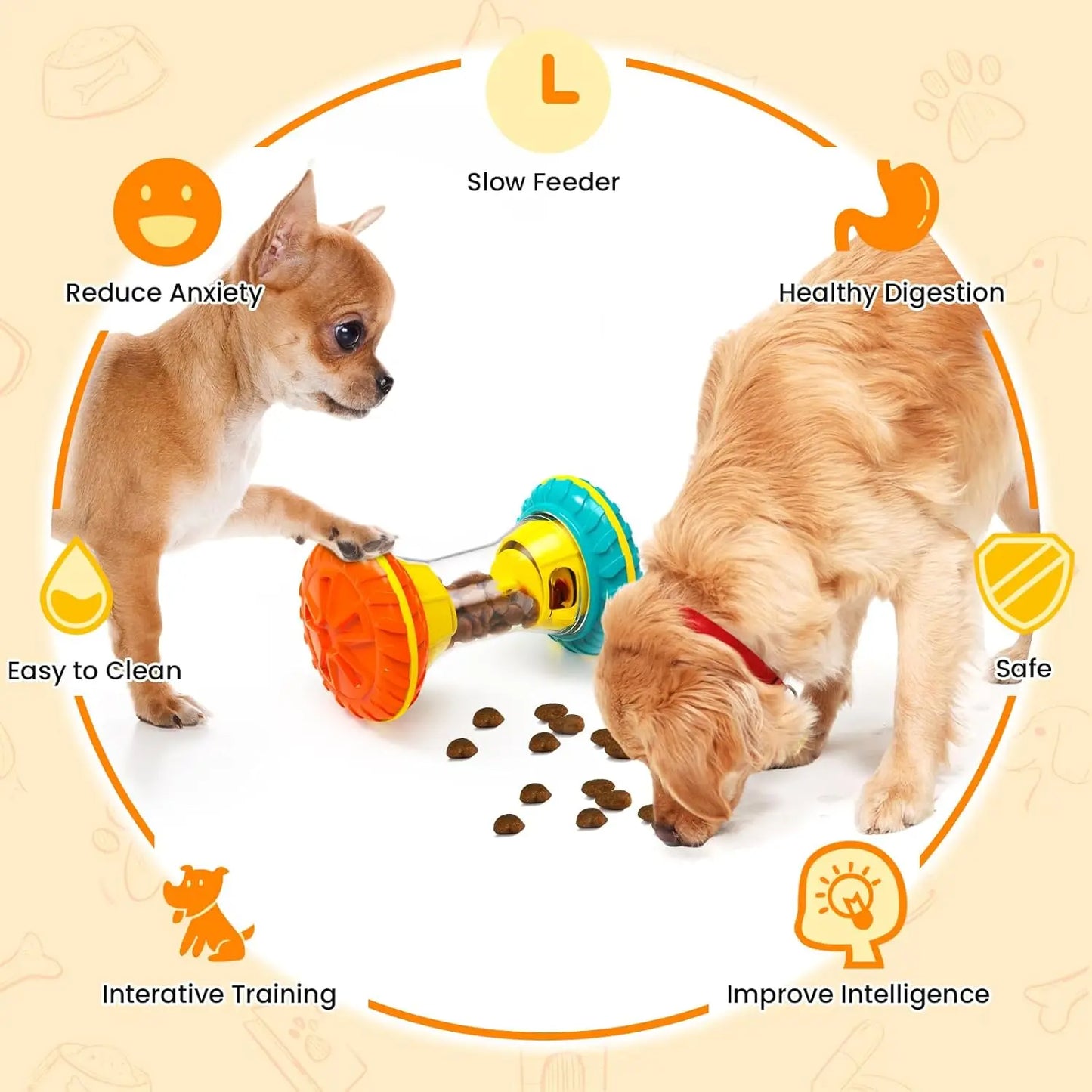 Interactive Dog Puzzle Toys for Boredom,& Enrichment