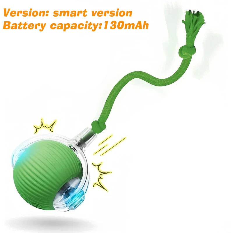 Interactive, Rechargeable, Ball Toy For Dogs & Cats