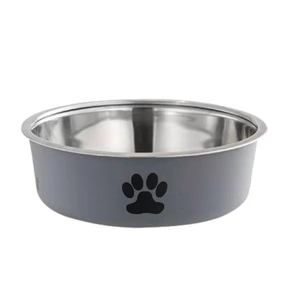 Stainless Steel Bowl with Non-Slip Rubber Base
