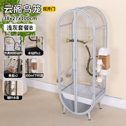 Indoor Parrot/Bird Cage With Large Door.